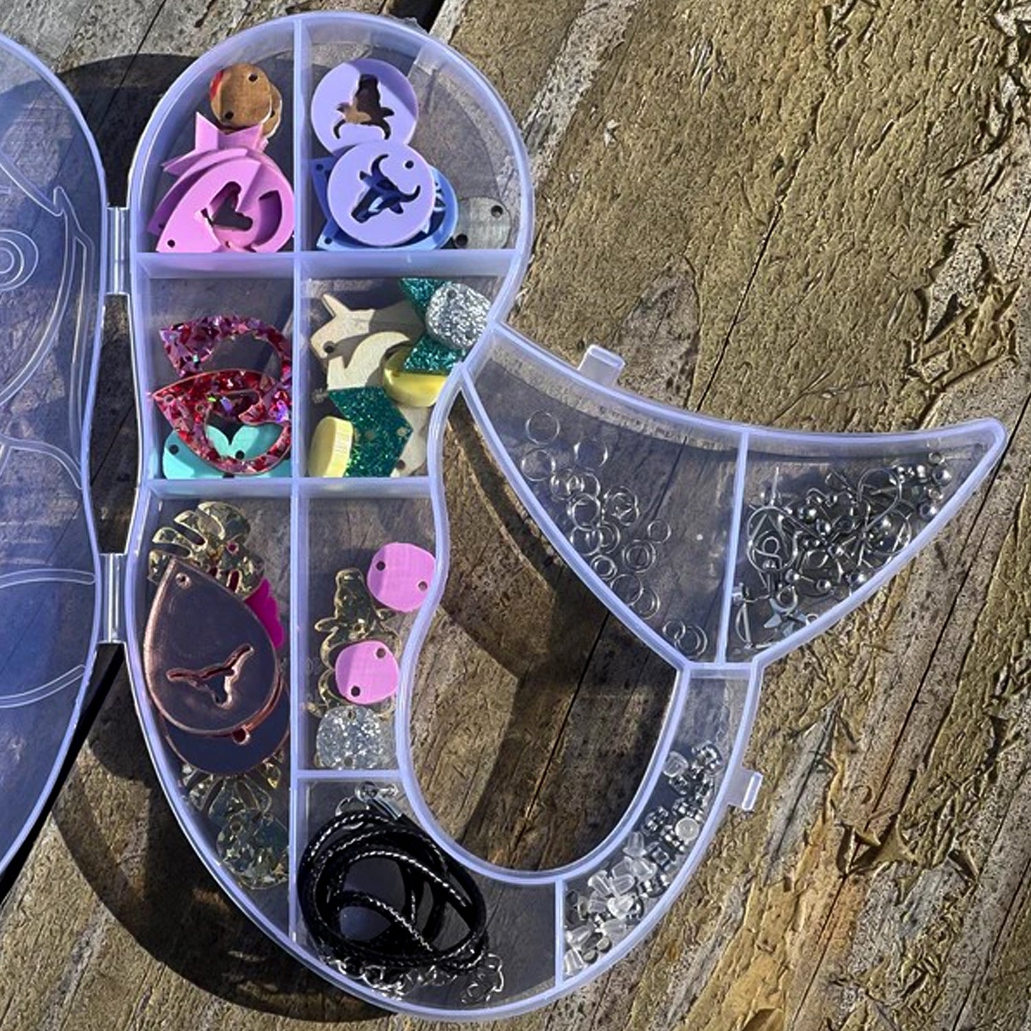 Mermaid Shape Plastic Storage Organizer Box (1 Pc) Mermaid Shape Plastic Storage Organizer Box (1 Pc)